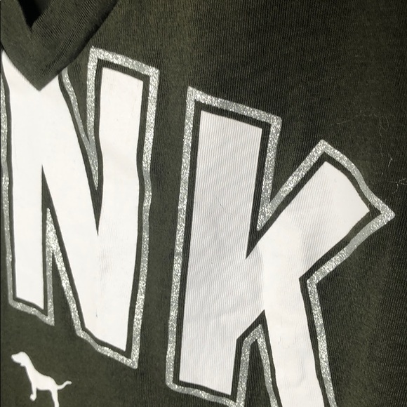 PINK Victoria Secret logo tunic tee top - Picture 3 of 9